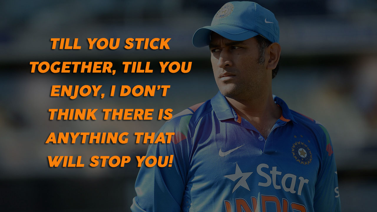 Dhoni's Motivating Speech For Team India Proved That He's The Coolest