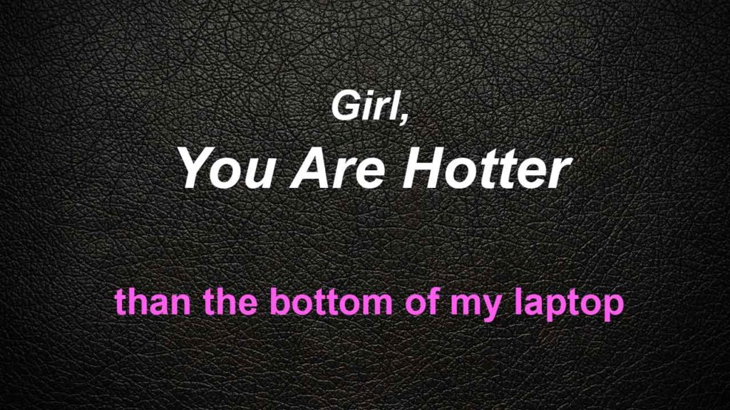 dirty pick up lines for girls