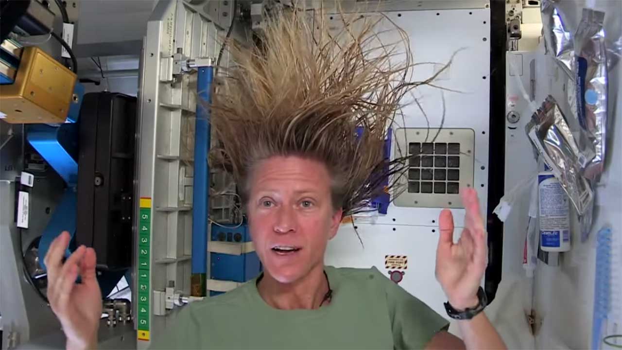 Watch This Astronaut Give Lessons On How To Wash Your Hair In Space