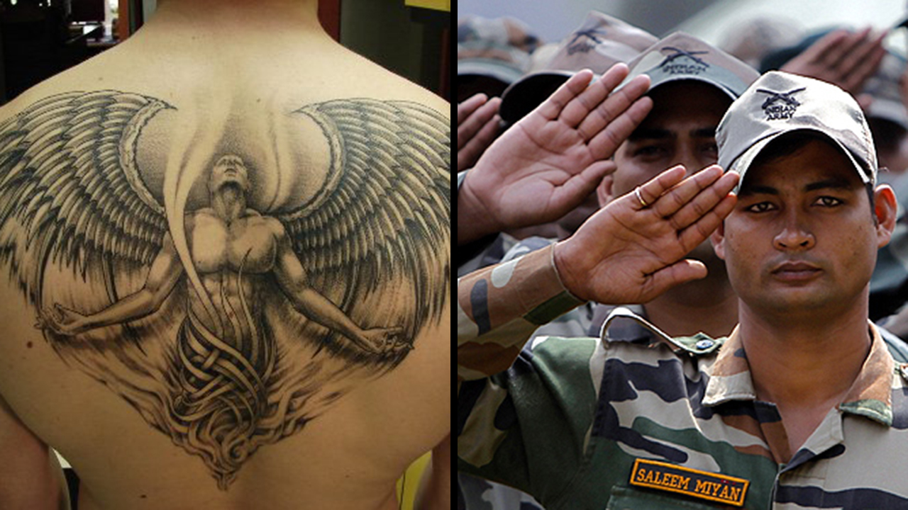 Army eases rules on hand and neck tattoos  BBC News