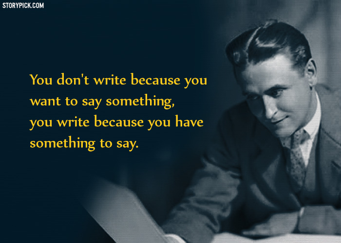 12 Quotes By The Greatest American Writer Of The 20th Century - F