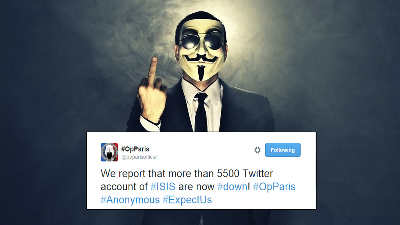 Hacker Group Anonymous Is Striking Isis Without Mercy