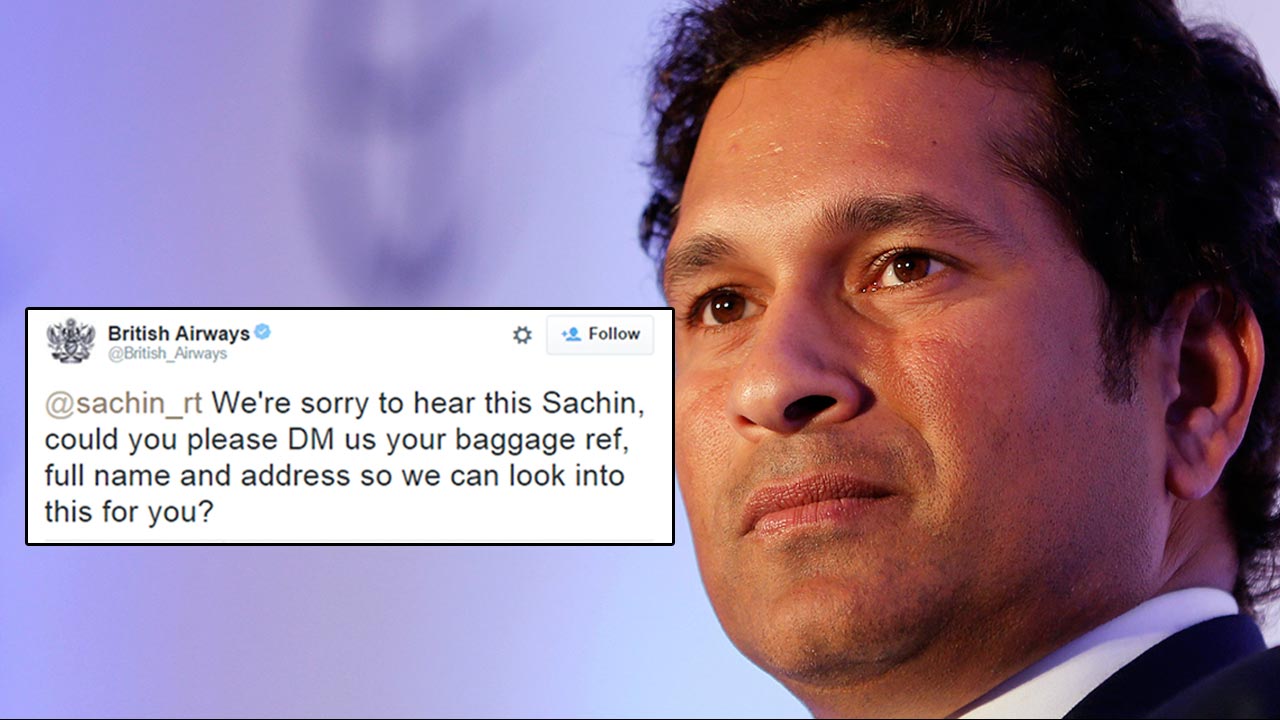 British Airways Just Asked Sachin Tendulkar His Full Name And The ...