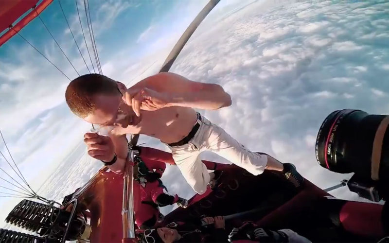 A Helmet Camera Captures 17 Skydivers Surviving a Plane Crash - Men's  Journal