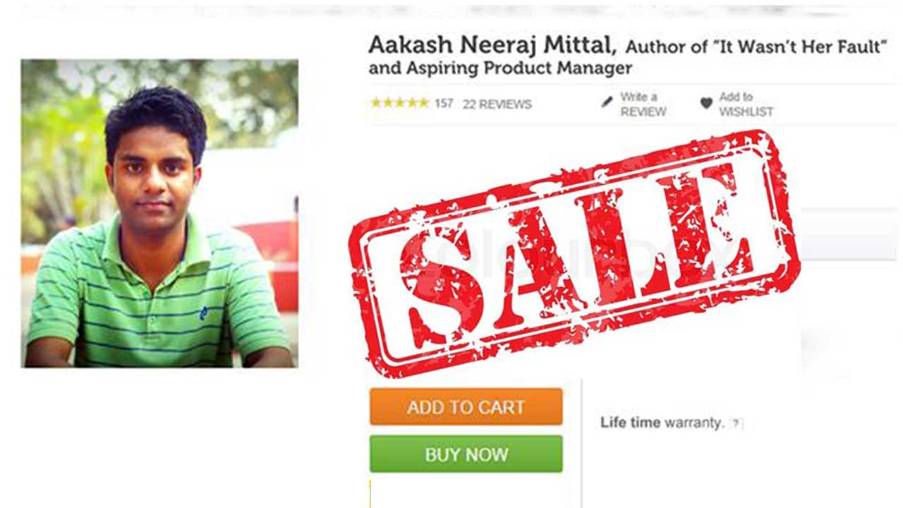 This IIT-KGP Graduate Literally Sold Himself On Flipkart To Get A Job ...