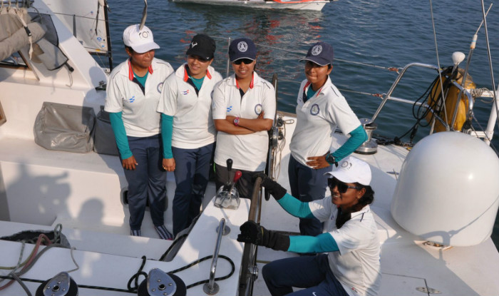 India's First All-Female Navy Crew Set To Navigate The Whole Globe In ...