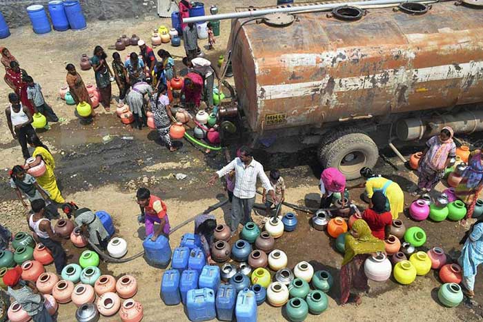 10,000 Litres Of Water Wasted Over A Helipad For Minister's Visit To ...