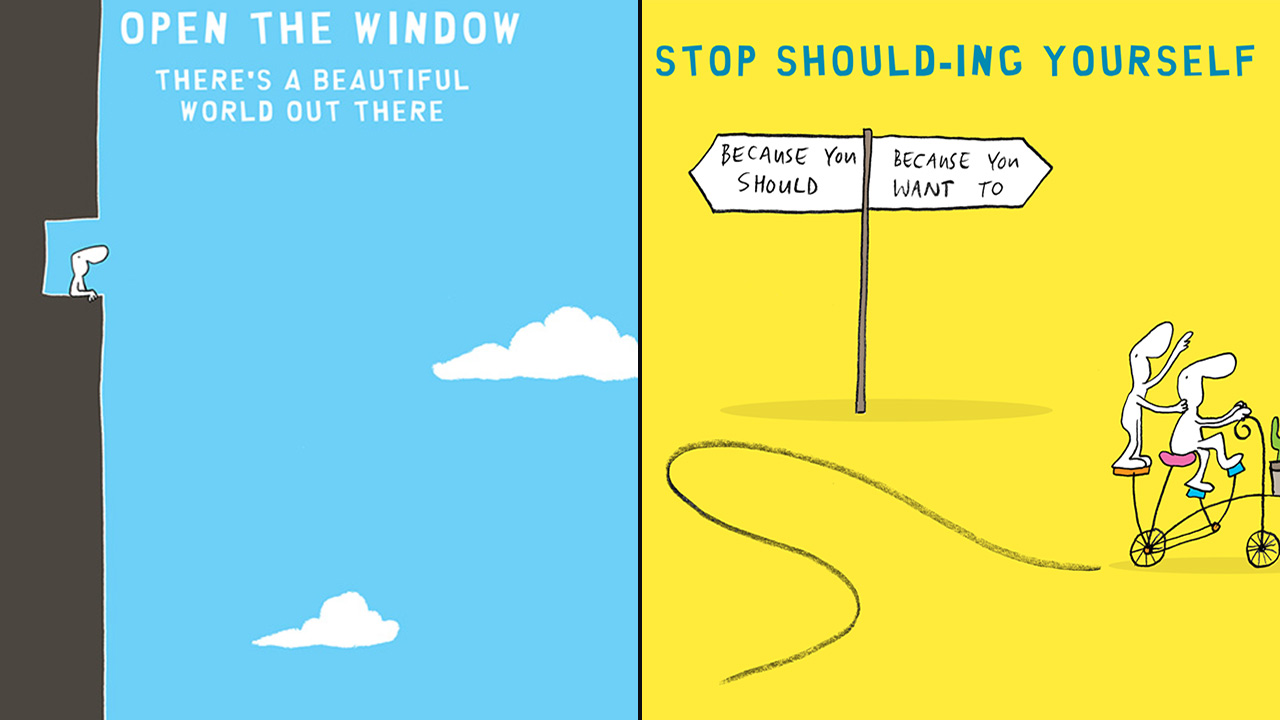 11 Adorable Posters That Will Make Your Stress Go *POOF*