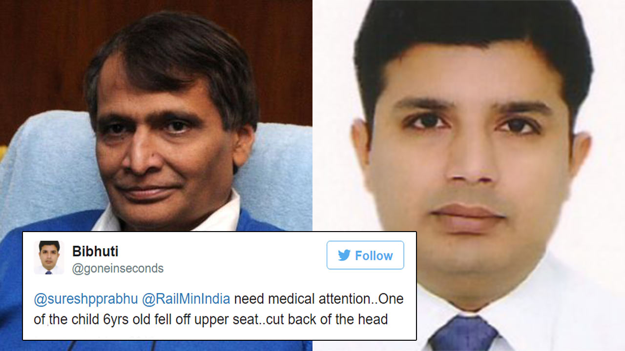 Father On A Train Tweeted For Medical Help And Suresh Prabhu Jumped To ...