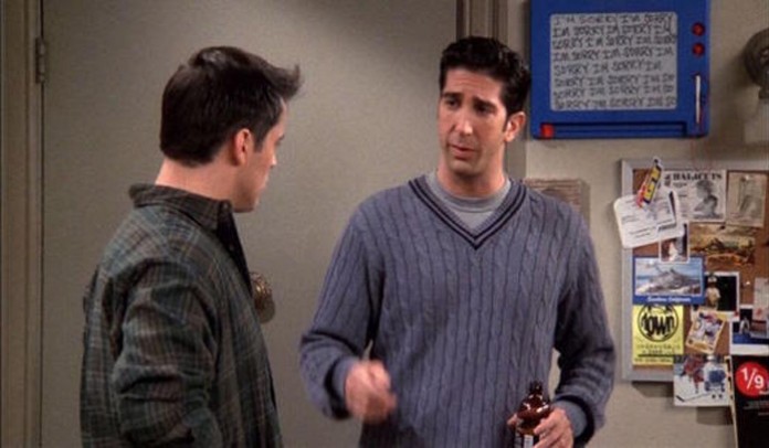 32 Times You Should've Noticed The Board Behind Joey And Chandler's Door