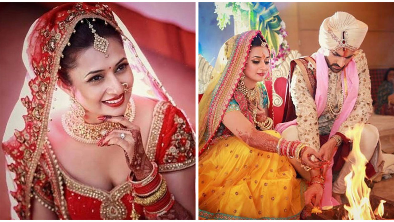 Divyanka Tripathi | Bridal lehenga designs, Pakistan bride, Indian designer  outfits