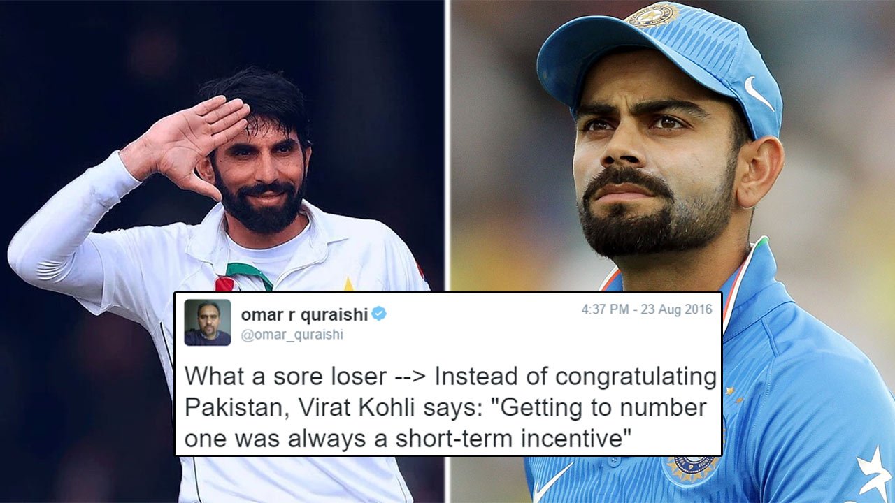 Pakistan Fans Mocked The Indian Team On Twitter After Their No.1 ...