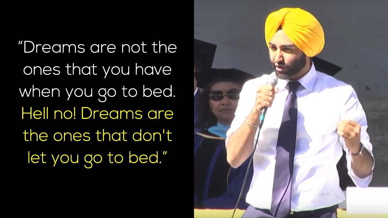 Sikh Student Gave A Graduation Speech In The US And Everyone's In Awe ...