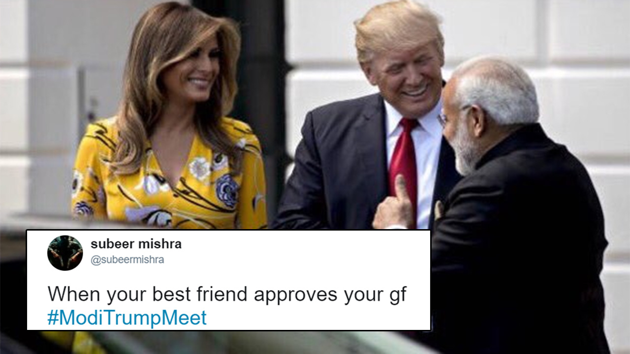 PM Modi Meets POTUS Trump And Twitter Cant Have Enough Of 