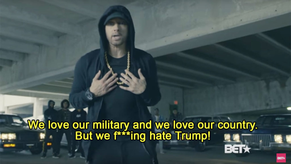 Eminem Comes for Trump in Fiery BET Hip Hop Awards Freestyle: 'We