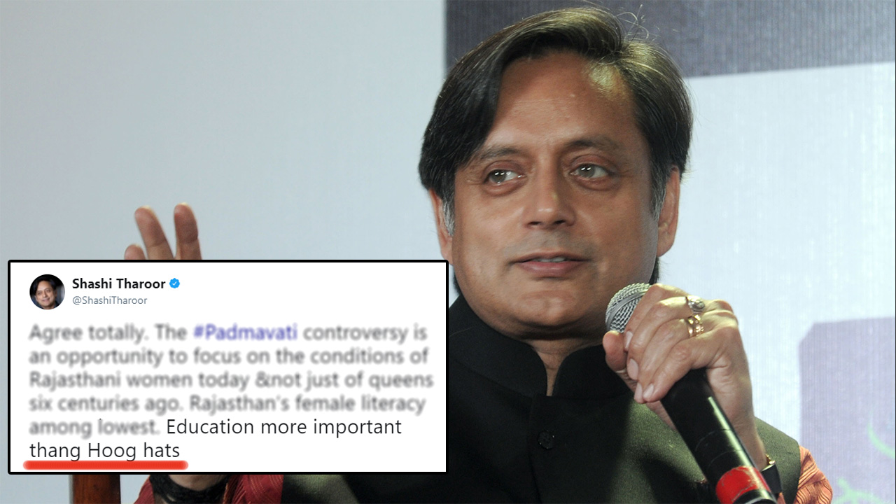 Shashi Tharoor Made A Typo In His Tweet No Its Not A Phrase Like Farrago Guys 3532