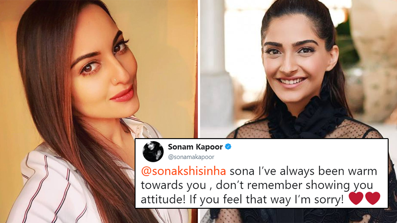Sonakshis Reply To Sonam Kapoors Apology For Showing Attitude Is Every Gal Pal Ever