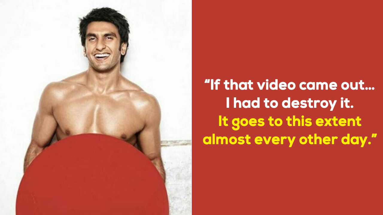 Ranveer Singh Recounts The Time He Ran Naked Behind A Fan Who Tried To Film Him