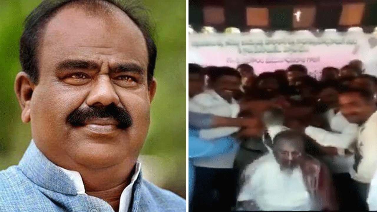 Telangana MLA Gets A 'Milk Bath' From Followers And Not Everyone Is Happy