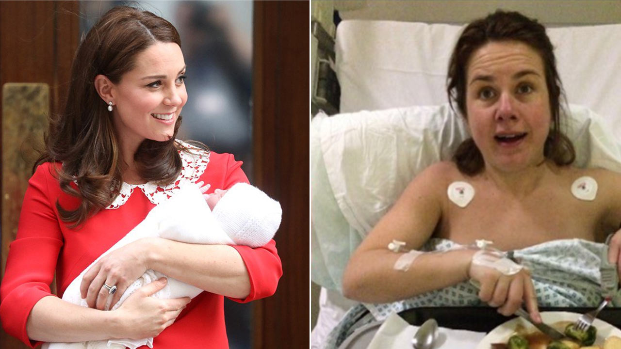 Kate Middleton's Glam Baby Reveal Sparks Moms To Share Real Post-birth Pics