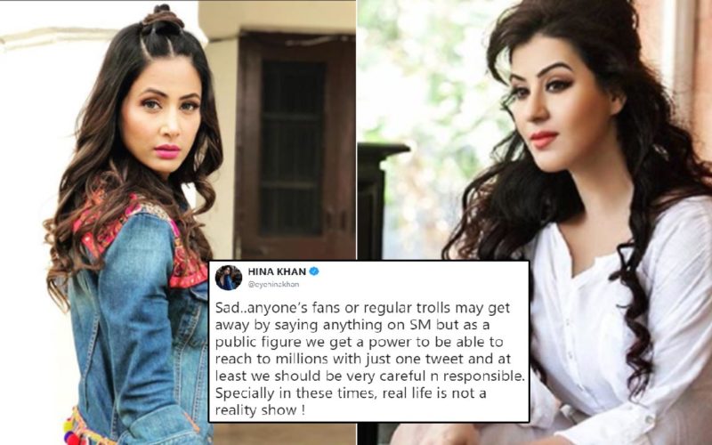 Shilpa Shindey Porn Video - Shilpa Shinde Defends Herself By Sharing Adult Content On Twitter, Hina  Khan And BF Slam Her