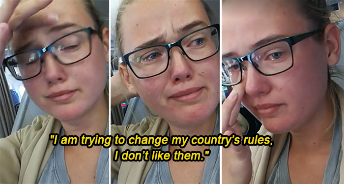 Brave 21 Yo Swedish Girl Stood For 15 Mins On A Plane To Stop Deportation Of Afghan Refugee
