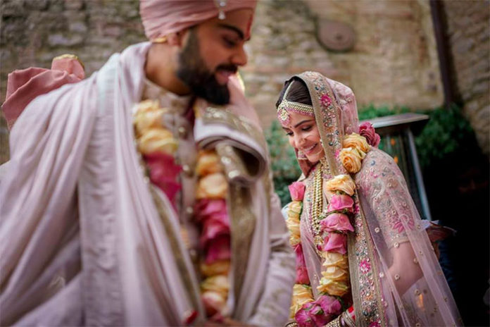 On First Anniversary, Virushka Share Unseen Pics, Video From Wedding!