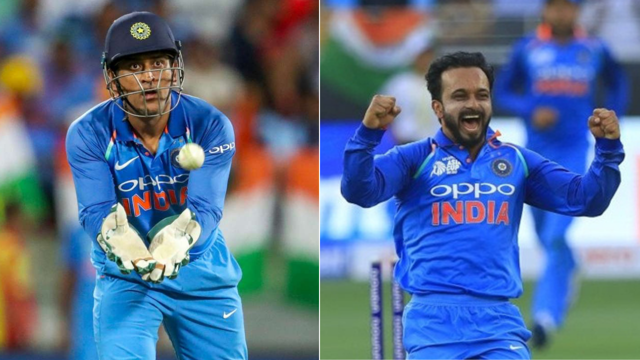 MS Dhoni Gives Bowling Advice To Kedar Jadhav In Marathi