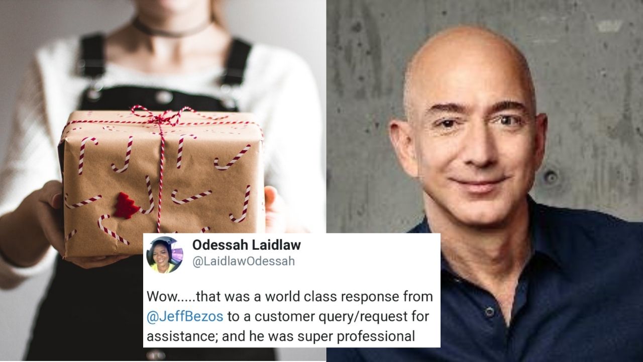 Amazon Customer Returns Item To Jeff Bezos At Shareholder Meeting