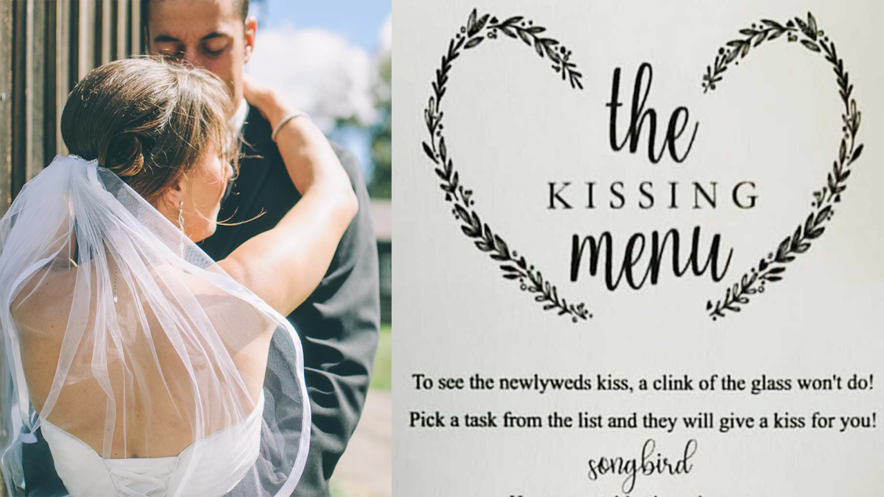 Wedding Guests Find 'Kissing Menu' as Cringe-Worthy And Gross