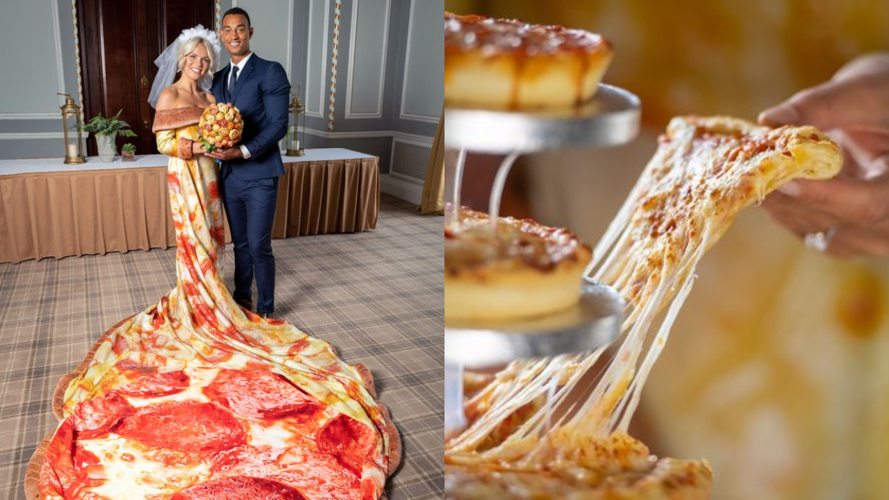 Chicago Town Launches World s First Pizza Bridal Package