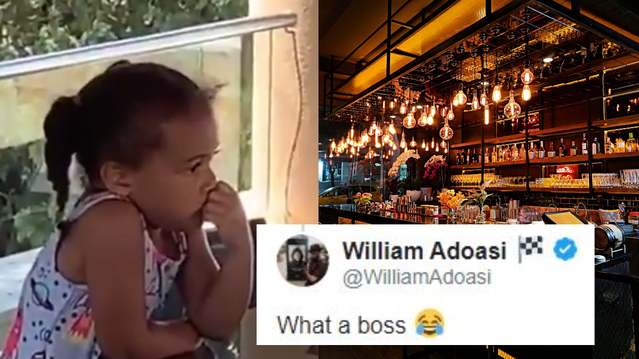 This 3 YO Badass Kid Orders Milk From Bar Impressed Netizens