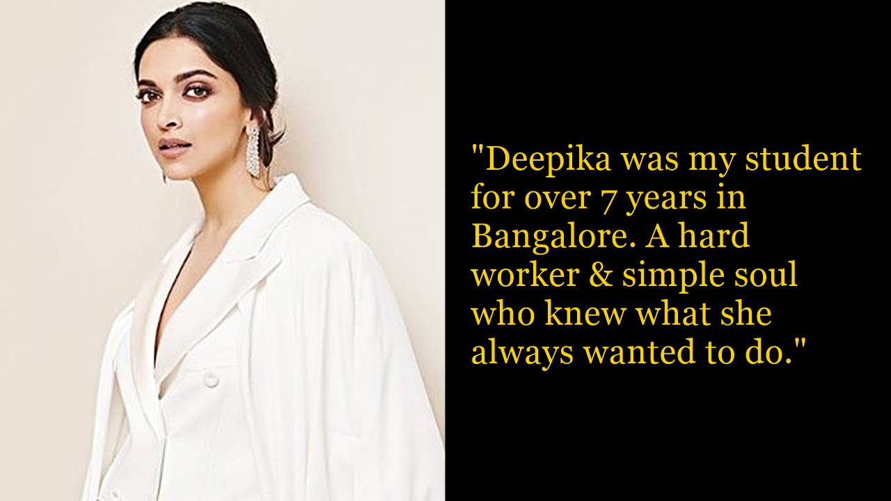 Deepika Padukone's Teacher Pens A Heartfelt Note For Her!