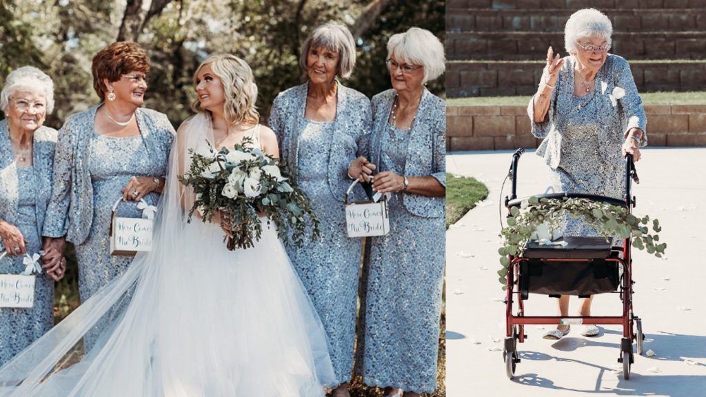 PHOTOS: Bride Has Grandmas As Flower Girls at Her Wedding