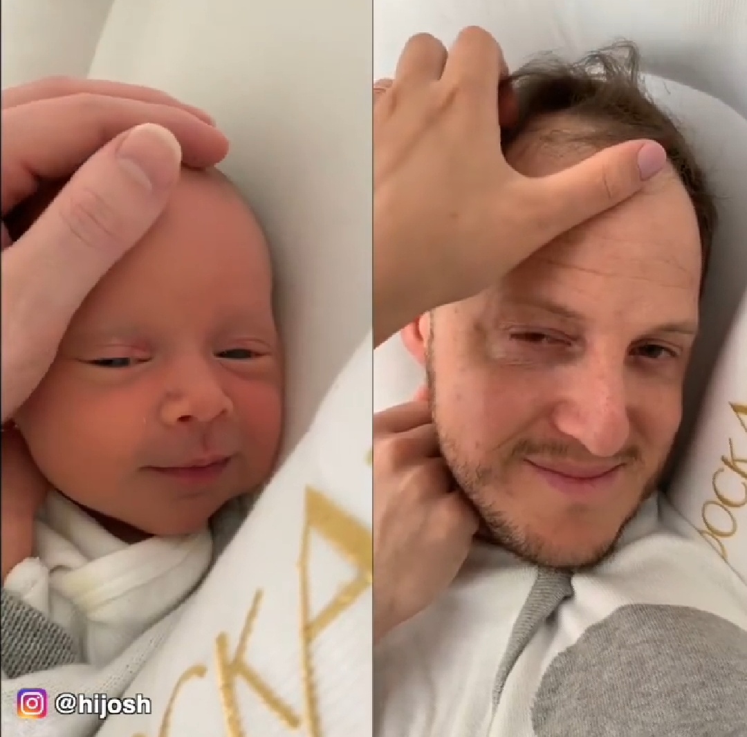 Dad Imitates Baby’s “Milk-Drunk” Faces In An Adorable Video