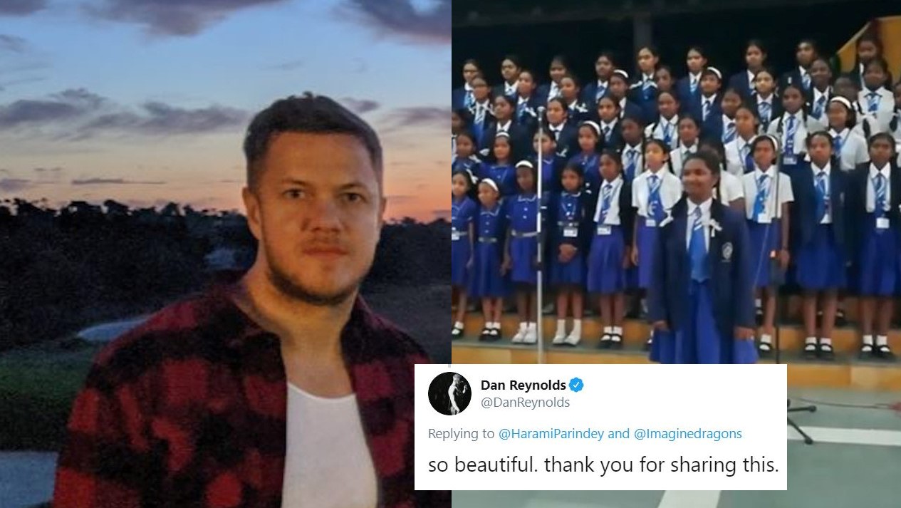 Dan Reynolds Praises Bengaluru School Choir S Rendition Of Believer - imagine dragons believer roblox id code 2019