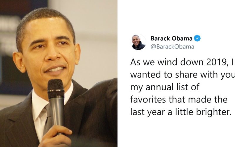 Barack Obama Reveals His Favourite Books, Movies, TV Shows Of 2019