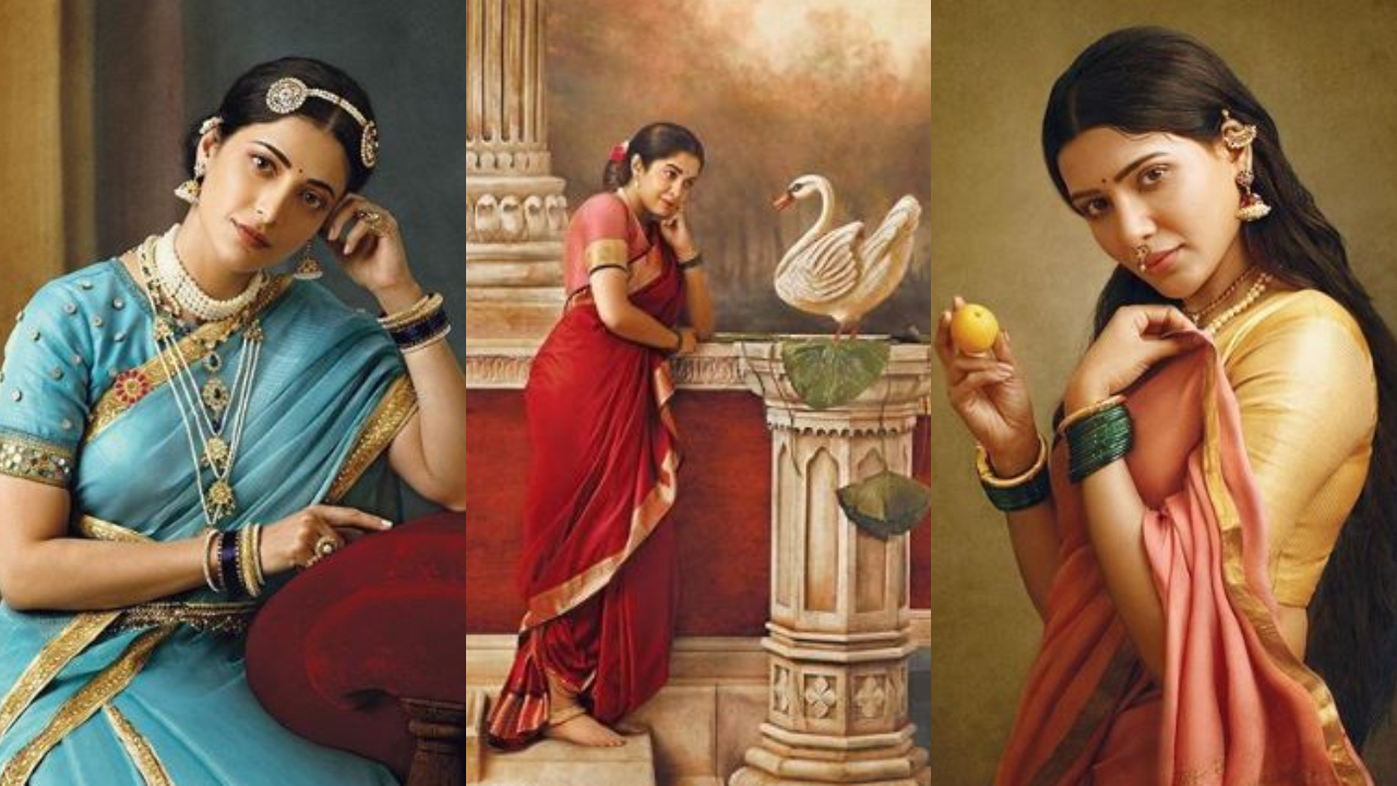 Photographer Recreates Raja Ravi Varma's Paintings For Calendar Shoot