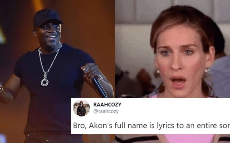 Akon S Full Name Consists Of 12 Words In All Twitter Reacts