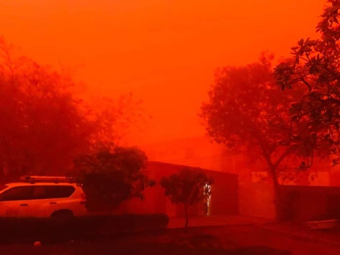 Massive Sandstorm In West Africa Turns Sky Into Blood Red