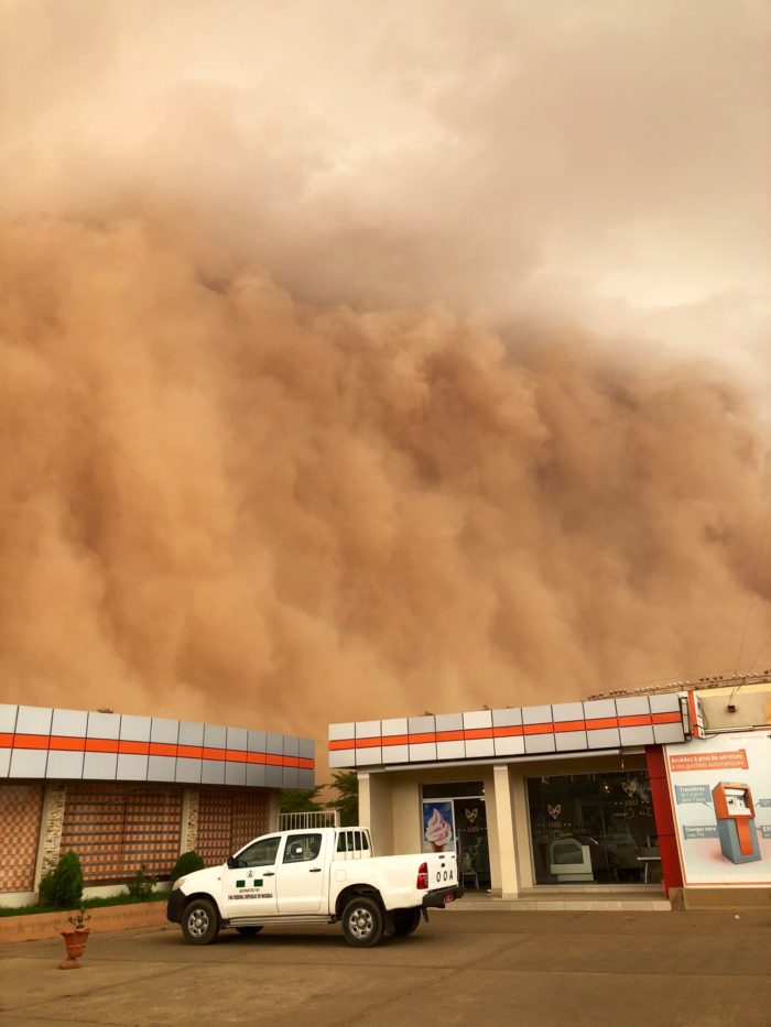 Massive Sandstorm In West Africa Turns Sky Into Blood Red