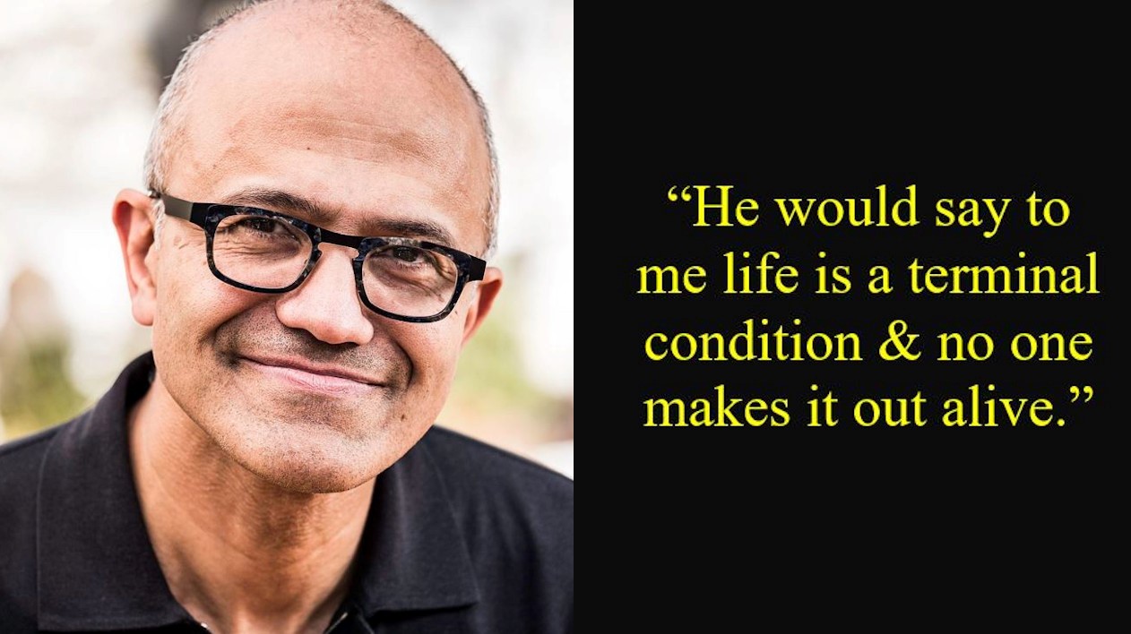 Satya Nadella Shares Life Lessons His Late Father, An IAS Officer ...