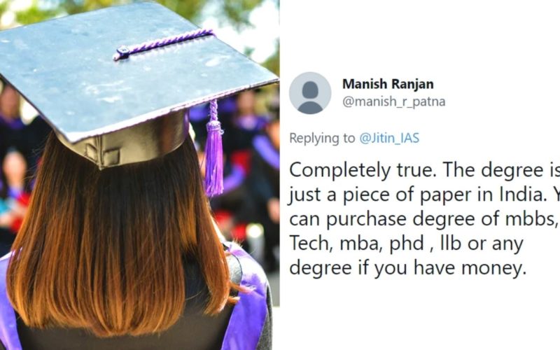 degree is just a piece of paper real education