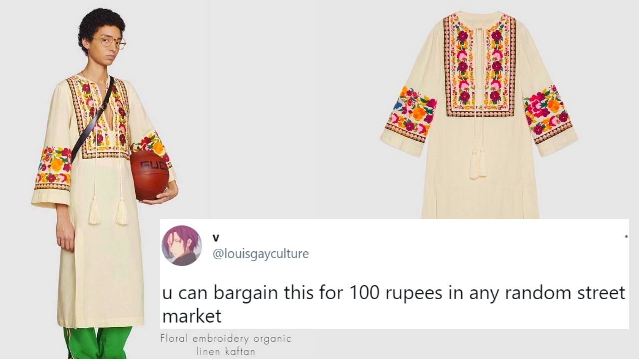 Gucci Is Selling Kaftans Similar To Kurtas Worth ₹25 Lakhs Desis React