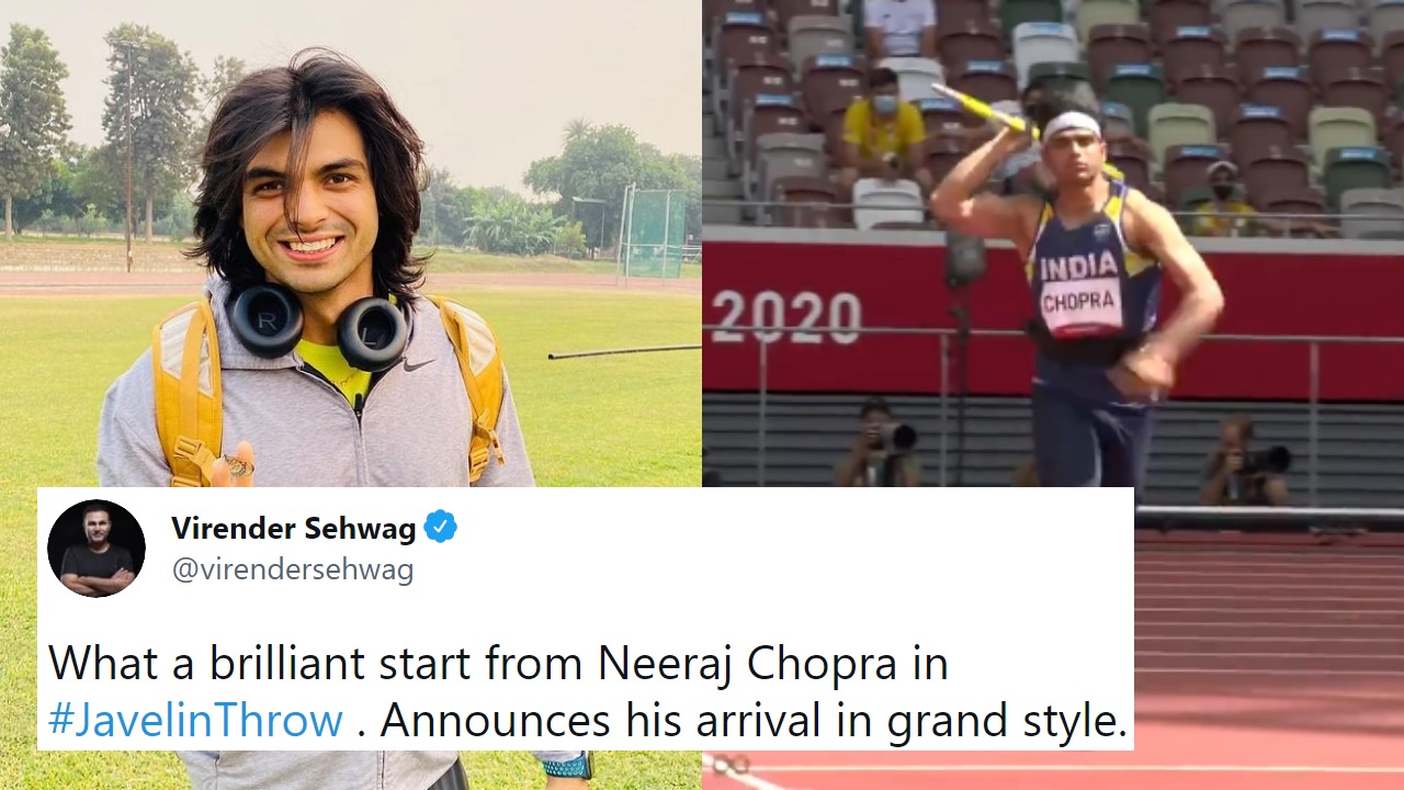 Twitter Celebrates As Neeraj Chopra Enters Tokyo Olympics Finals