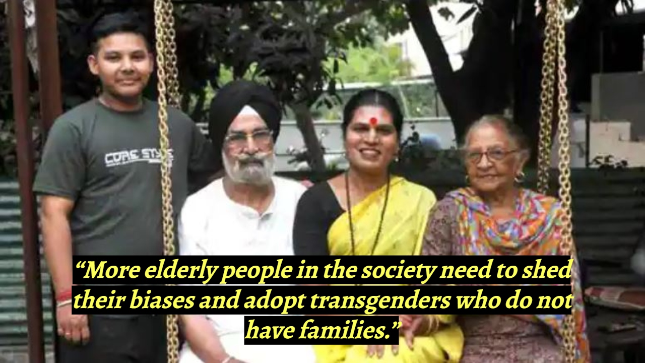 This Chandigarh Couple In Their 90s Adopt A Transgender Couple