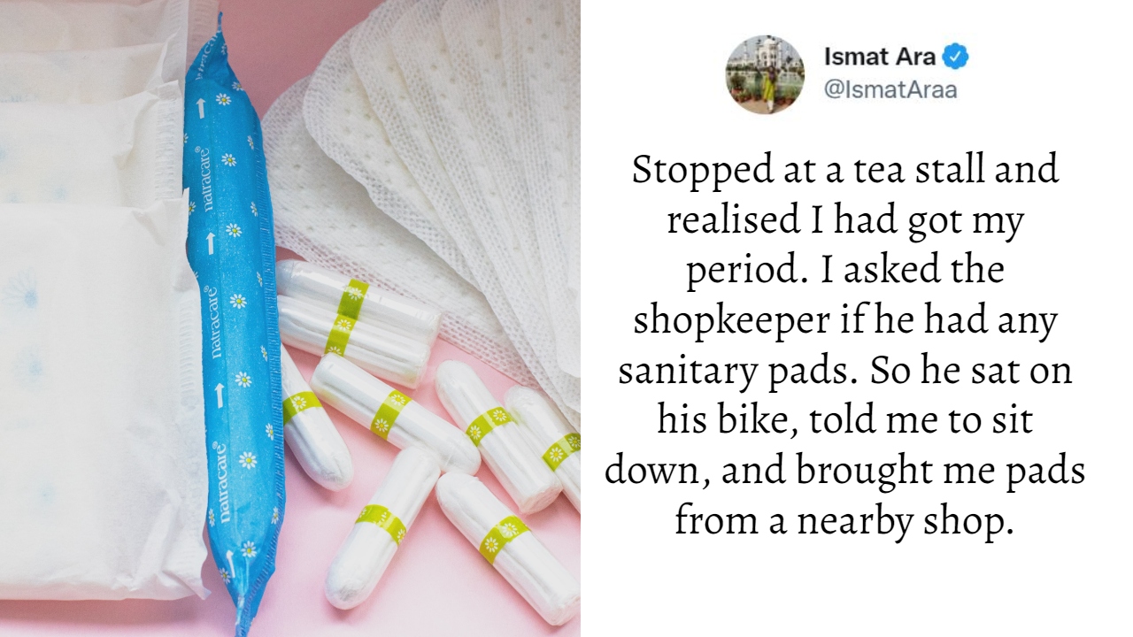 Woman Criticized For Asking For A Sanitary Pad From A Tea Vendor