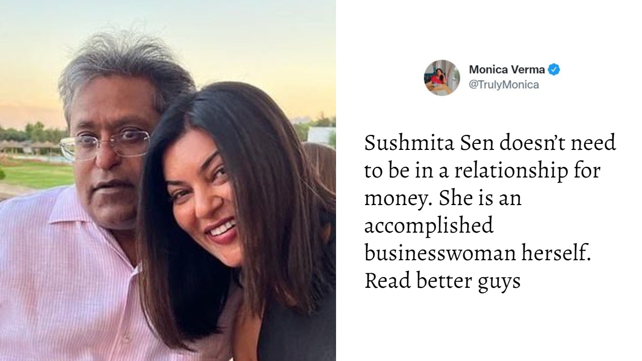 Fans Slam Those Saying Sushmita Sen Is Dating Lalit Modi For His Money