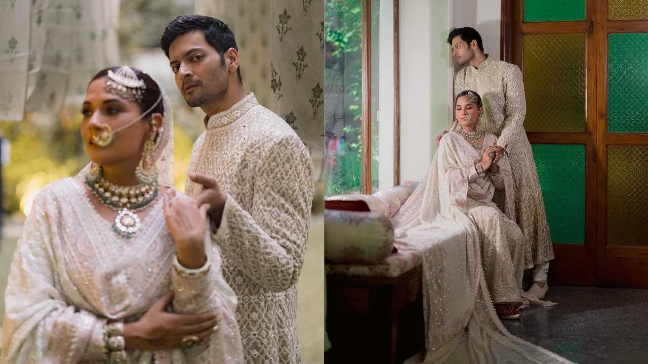 Richa Chadha makes an ethereal bride in her wedding photos to Ali Fazal