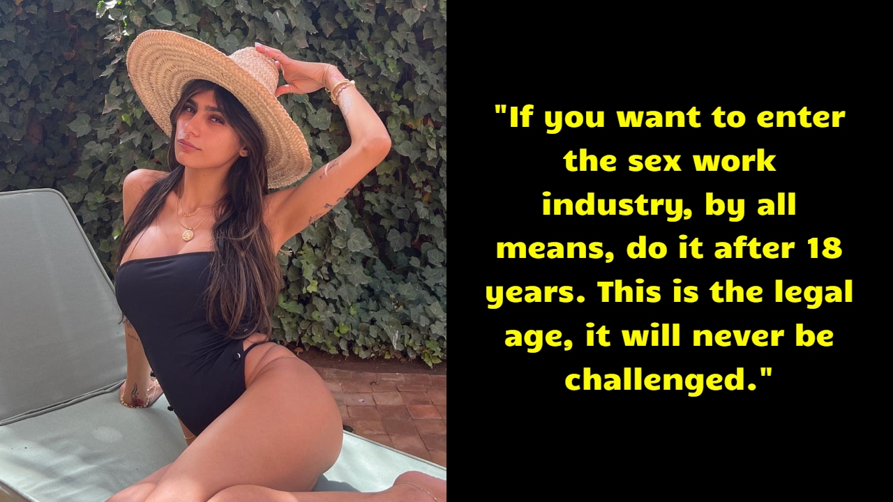 Mia Alikhan Sex Com - Unban Porn, It's One Of The Older Professions: Mia Khalifa